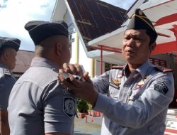 Lapas Tahuna Sematkan Tanda Kenaikan Pangkat, Dorong Pegawai Tingkatkan Kinerja