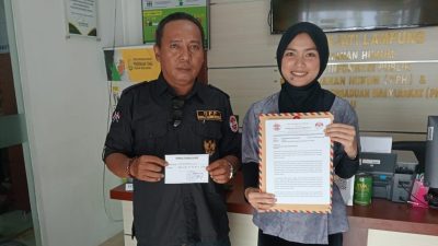 LSM MAI Laporkan Dugaan Korupsi Mantan Ketua KPU Pesawaran ke Kejati Lampung