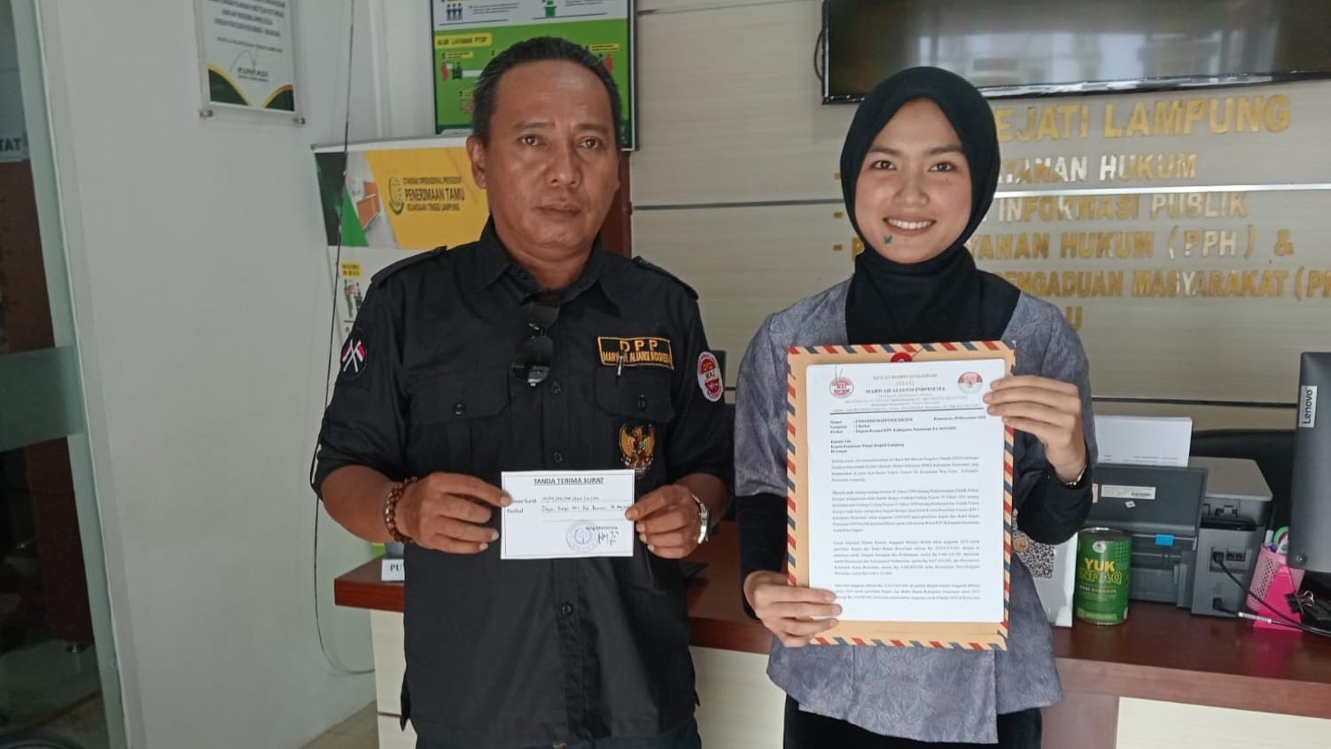 LSM MAI Laporkan Dugaan Korupsi Mantan Ketua KPU Pesawaran ke Kejati Lampung