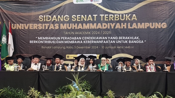 UML Wisuda 250 Sarjana Baru, Dorong Alumni Jadi Cendekiawan Bermanfaat