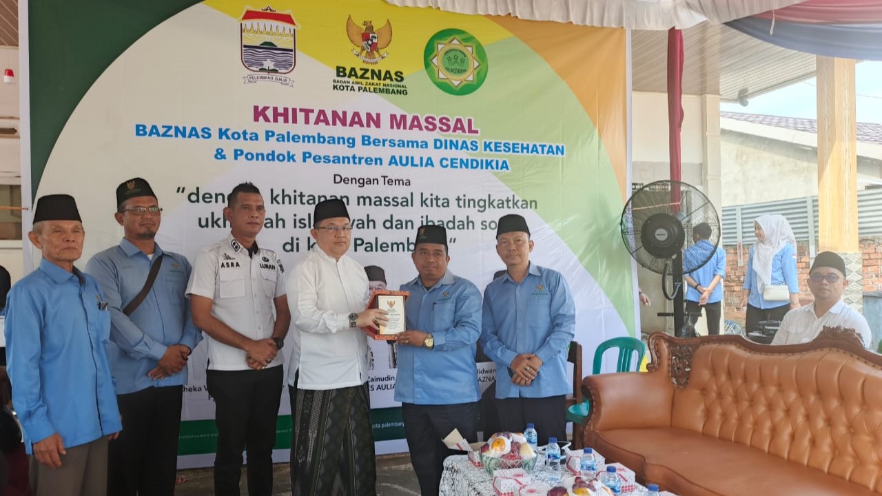 Baznas Palembang Gelar Khitanan Massal, Ratusan Anak Terlayani