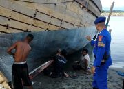 Satpolairud Lhokseumawe Patroli di Pusong Lama, Jaga Kamtibmas dan Kebersihan