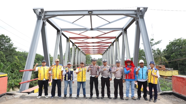 Jembatan Way Pedada Telah Diperbaiki, Arus Lalu Lintas Kembali Normal