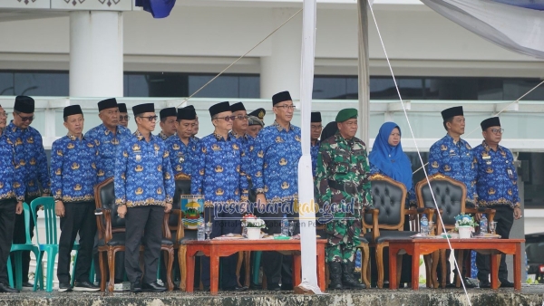 Pemkab Pesibar Gelar Upacara Paripurna, Peringati Hari Bela Negara dan Hari Ibu 2024