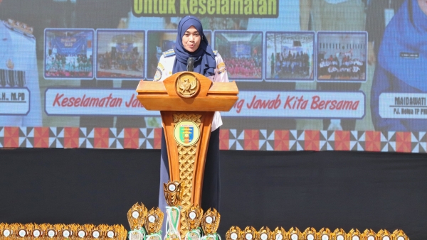 Pj Gubernur Lampung Tekankan Pentingnya Keselamatan Lalu Lintas, Program Bunda SALUD Jadi Sorotan