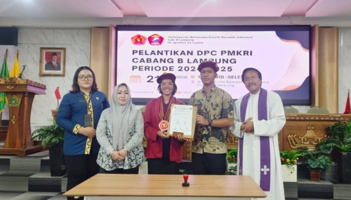 PMKRI Cabang Bandar Lampung Lantik Pengurus Baru, Fokus pada Literasi Digital dan Pemerataan Pembangunan