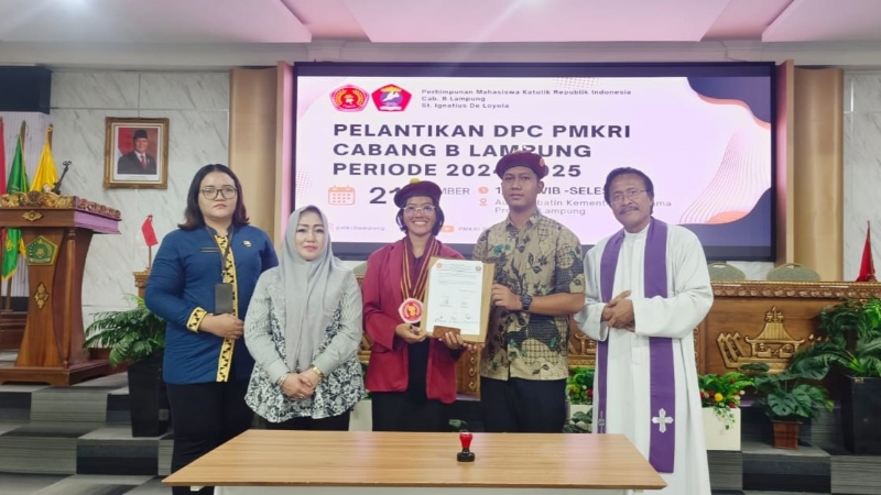 PMKRI Cabang Bandar Lampung Lantik Pengurus Baru, Fokus pada Literasi Digital dan Pemerataan Pembangunan