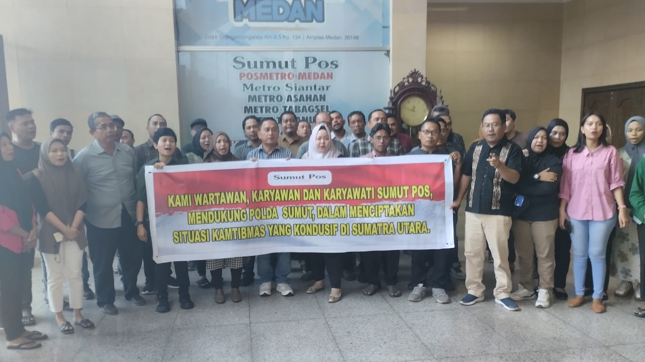 Sumut Pos Komitmen Jaga Kamtibmas, Wartawan Diajak Aktif Cegah Hoax