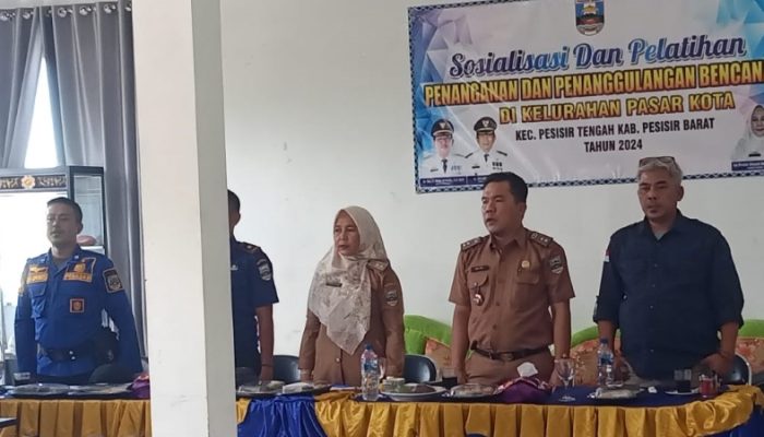 Kelurahan Pasar Kota Krui Adakan Sosialisasi Penanggulangan Bencana, Tingkatkan Kesiapsiagaan Masyarakat