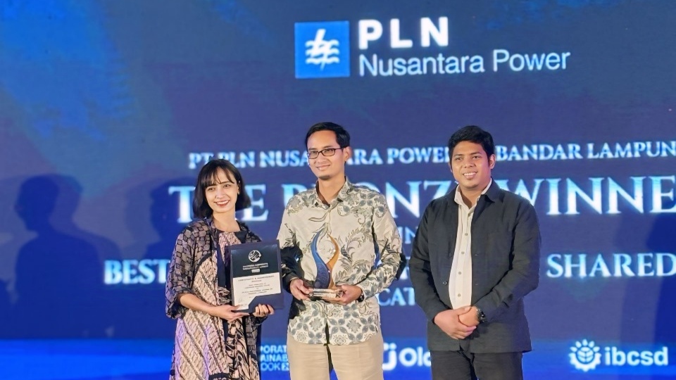 PLN Nusantara Power UP Bandar Lampung Kembali Raih Penghargaan Internasional atas Komitmen Lingkungan