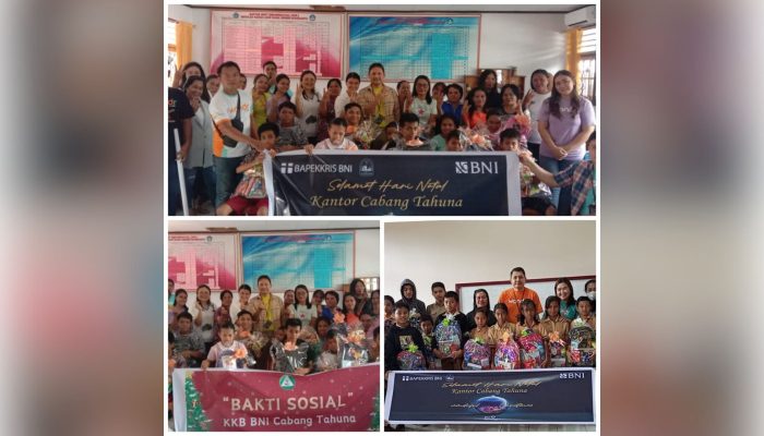 BNI Cabang Tahuna Sebar Kebaikan, Siswa SLB dan Sekolah Dasar Senyum Sumringah