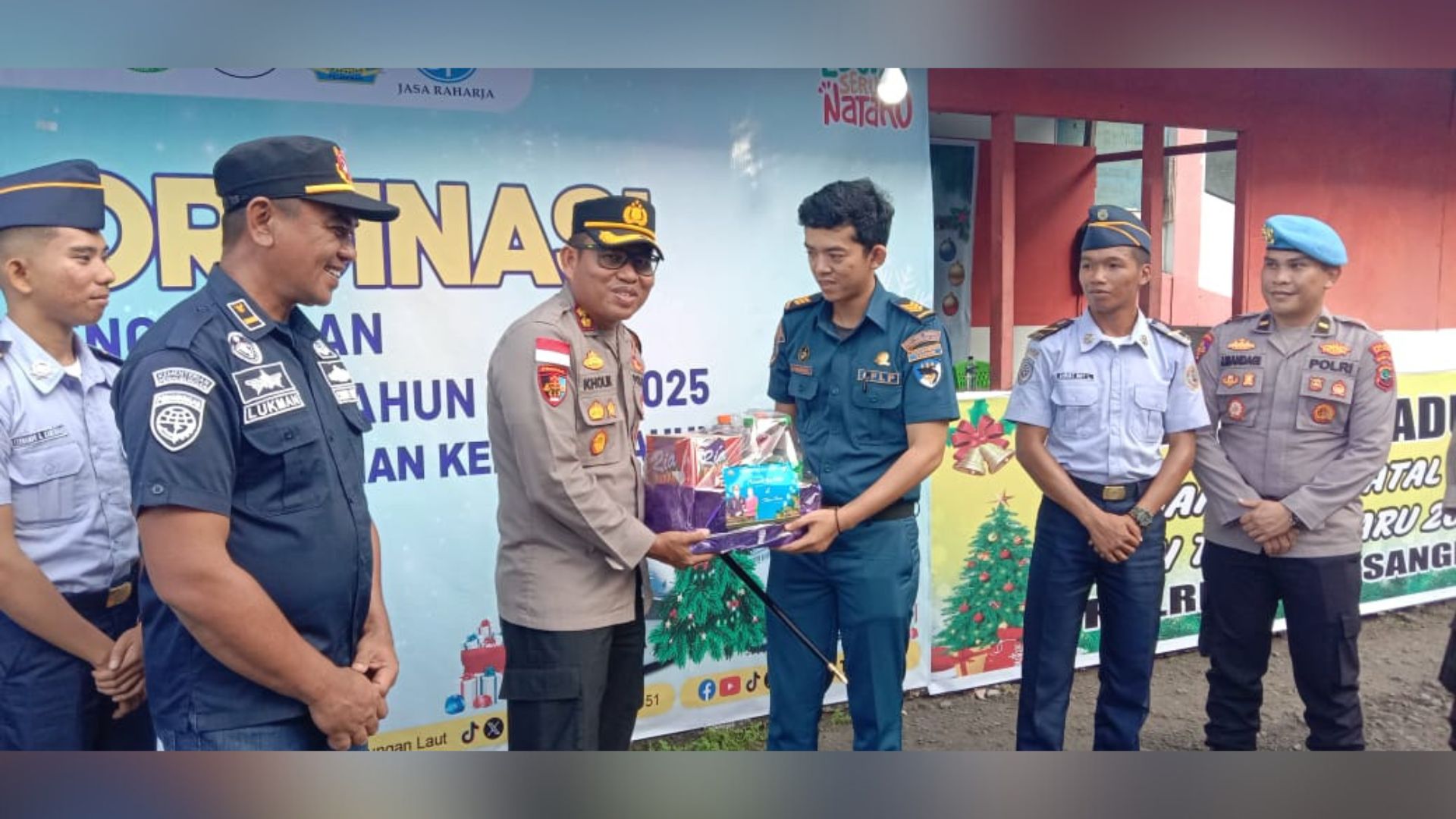Kapolres Sangihe Pantau Langsung Kesiapan Pos Pengamanan Natal dan Tahun Baru
