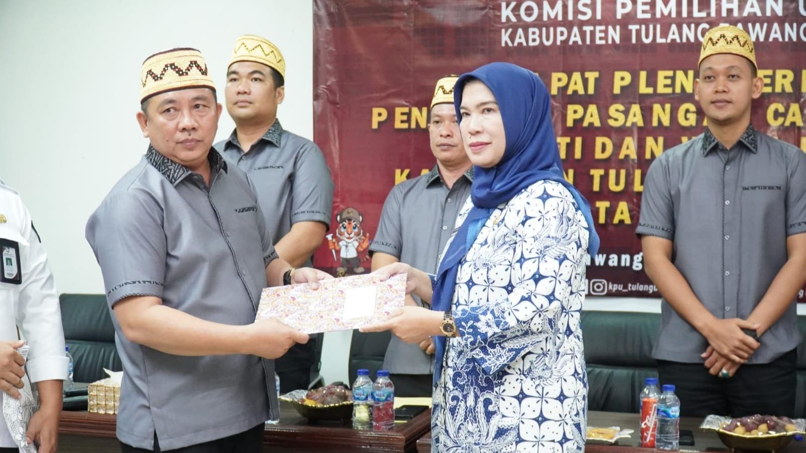 KPU Tubaba Tetapkan Novriwan Jaya-Nadirsyah Sebagai Bupati dan Wakil Bupati Terpilih