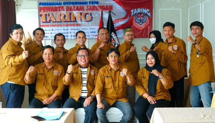 Taring Lahir di Lampung, Jurnalis Daring Bersatu Perkuat Pers