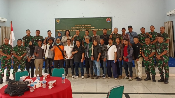 Kodim 0418/Palembang Jalin Kemitraan dengan Media, Dorong Swasembada Pangan