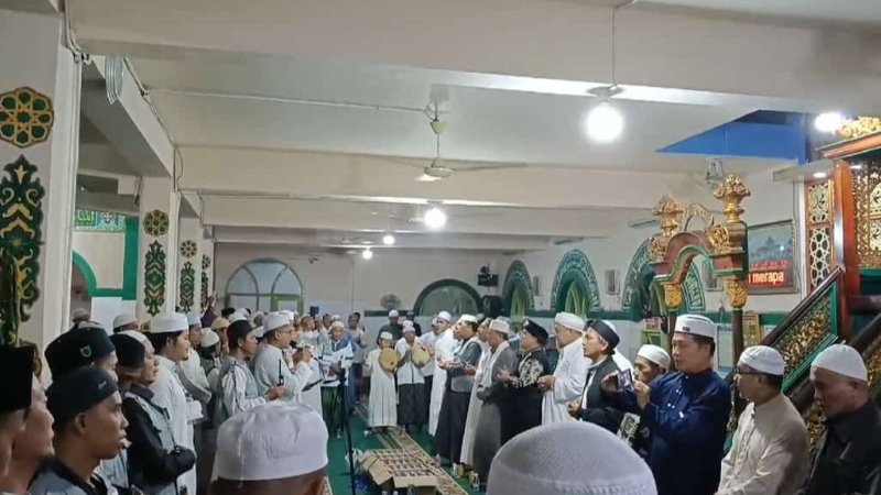 Peringatan Isra Miraj dan Haul Datuk Ki Marogan di Masjid Kiai Muara Ogan