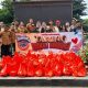 Taring Lampung Berbagi Kebahagiaan: Bakti Sosial di Taman UMKM Bung Karno