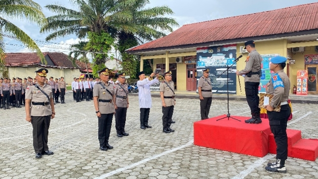 Rotasi Jabatan di Polres Pesisir Barat, Kapolres Beri Pesan Khusus