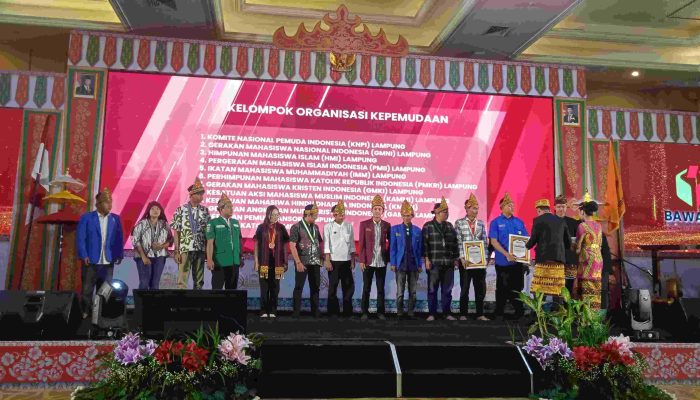 KNPI Lampung Terima Penghargaan atas Partisipasi Aktif dalam Pengawasan Pilkada