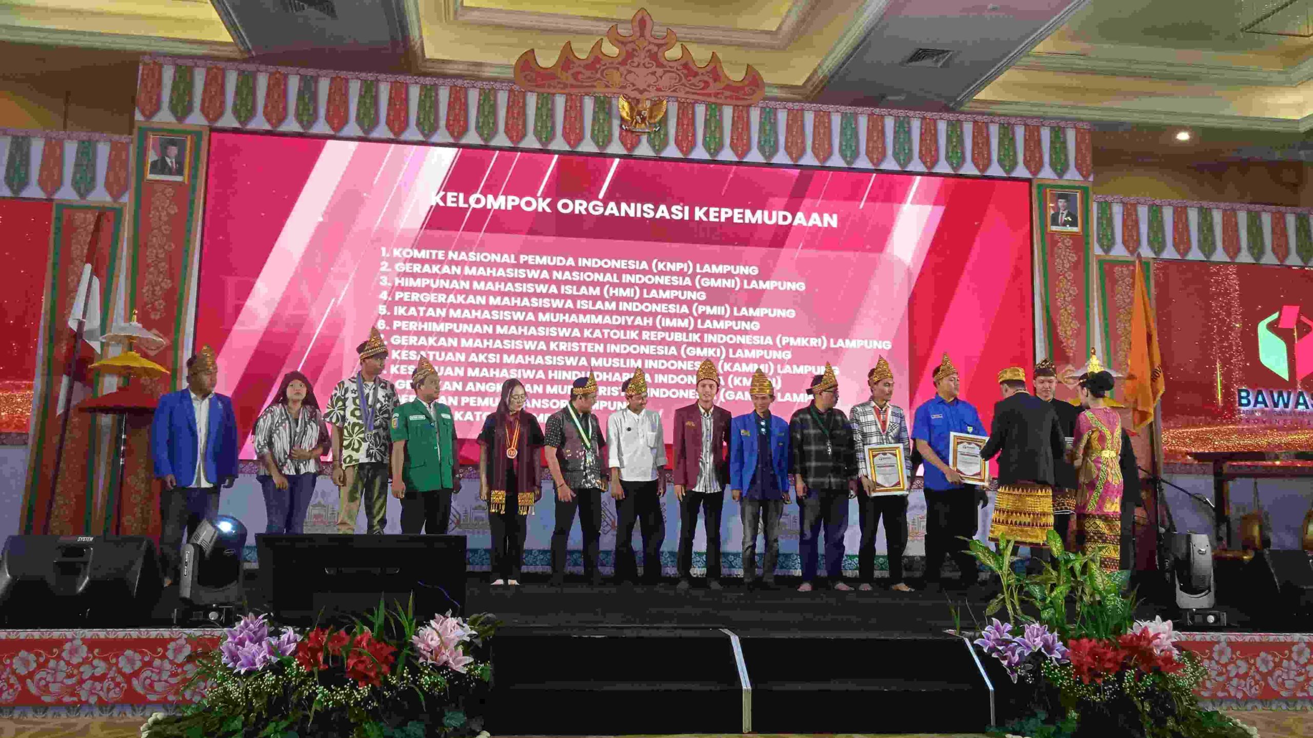 KNPI Lampung Terima Penghargaan atas Partisipasi Aktif dalam Pengawasan Pilkada