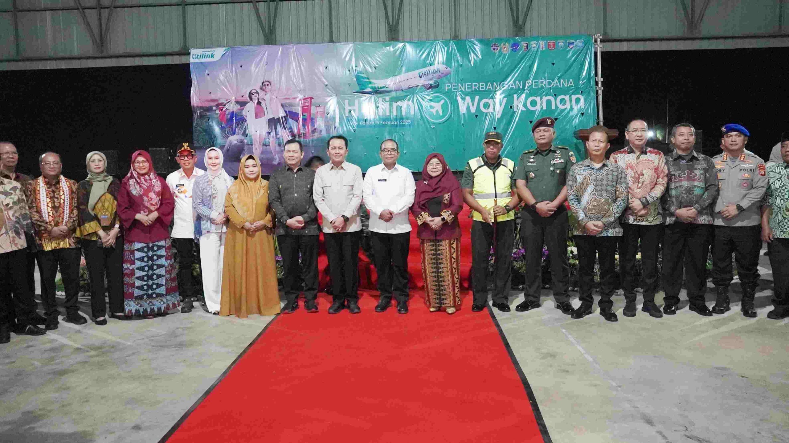 Way Kanan Terhubung Langsung ke Jakarta, Pj Gubernur Ajak Masyarakat Manfaatkan Rute Penerbangan Baru