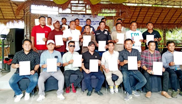 25 Wartawan Lampung Raih Sertifikasi Kompetensi BNSP