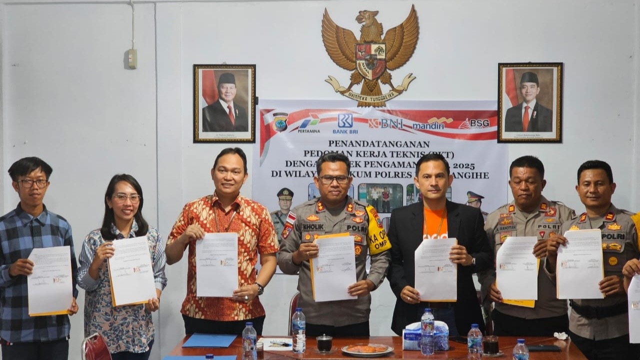 Polres Sangihe dan BUMN Jalin Kerja Sama Tingkatkan Keamanan Perbankan