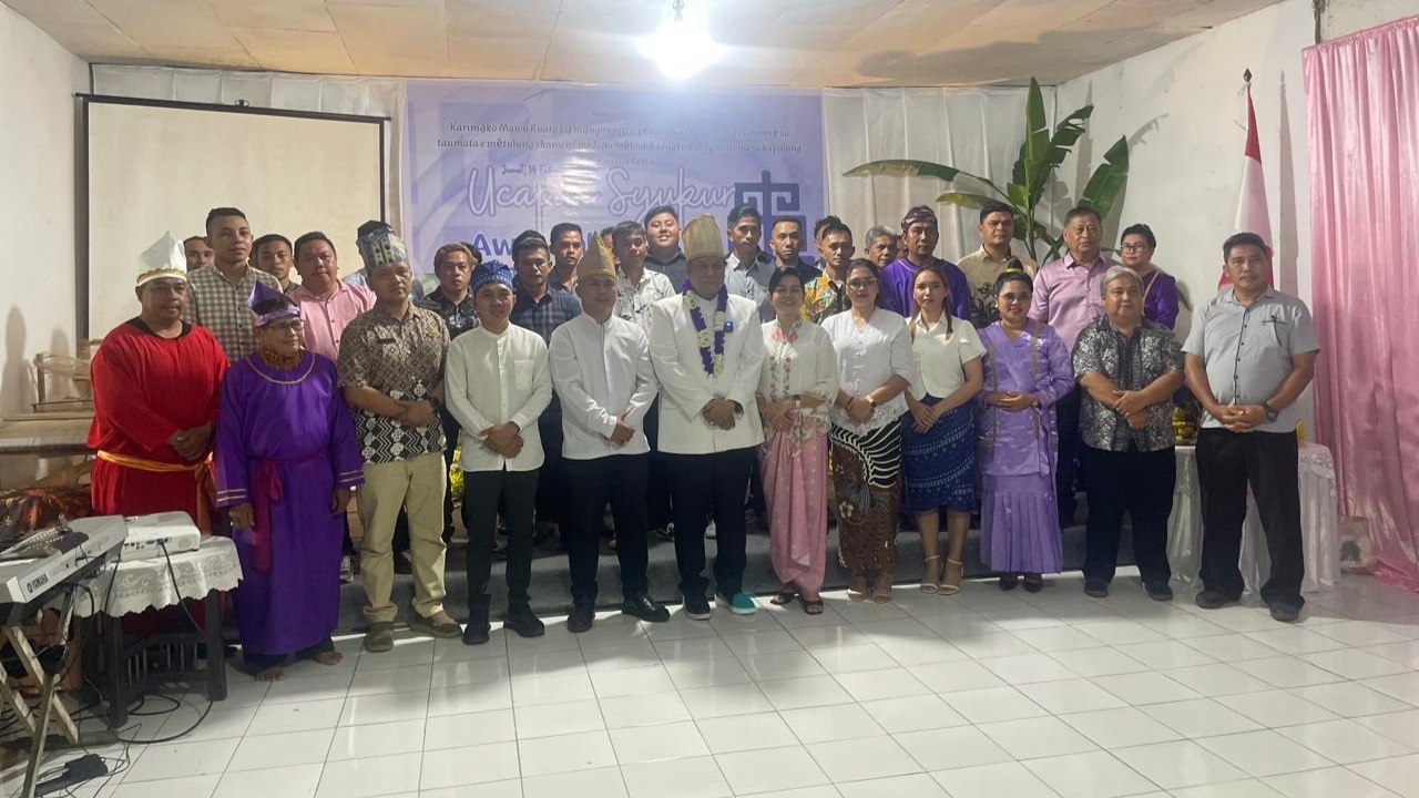 Pj Bupati Sangihe Apresiasi Pelaksanaan Upacara Adat Tulude di Manumpitaeng