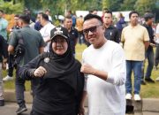 Eva Dwiana dan Deddy Amarullah Ikuti Gladi Bersih Pelantikan di Monas