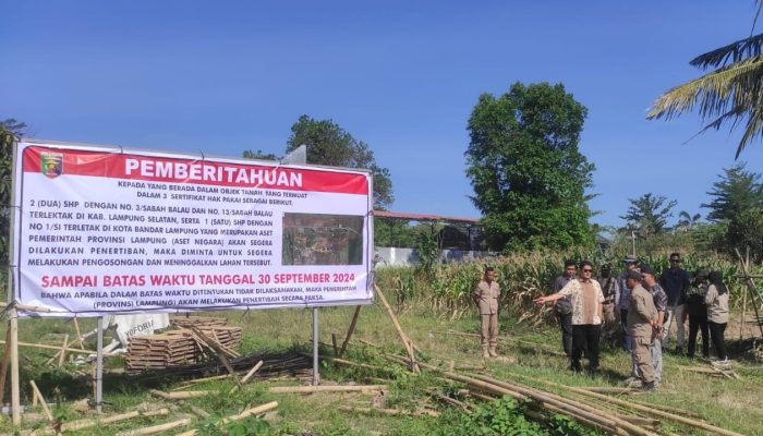 Lahan Sabah Balau Sengketa, Pemprov Lampung: SKT Tidak Sah, Ini Faktanya