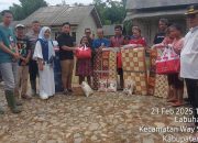 Hari Pertama Kerja, Wakil Bupati Mesuji Langsung Turun Bantu Korban Banjir