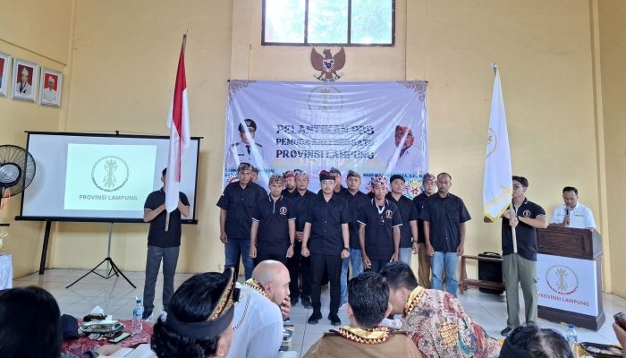 I Gusti Putu Yuggo Resmi Pimpin PBB Lampung, Komitmen Bersinergi dengan Pemerintah
