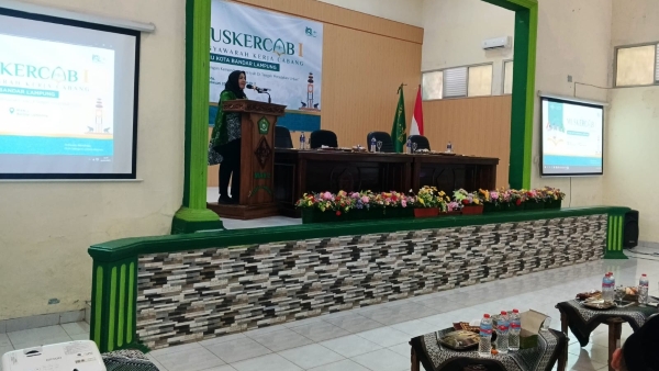 Wali Kota Bandar Lampung Buka Muskercab I PCNU, Jalin Sinergitas untuk Kesejahteraan Umat