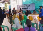 Mahasiswa KKN Unila Gelar Fun Walk Sosial Edukatif