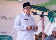 Pj Gubernur Lampung Hadiri Peringatan Isra Mi’raj dan Harlah Ponpes Al Hikmah Istiqomah