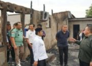 Pj Bupati Agara Salurkan Bantuan untuk Korban Kebakaran di Lawe Sigala-gala