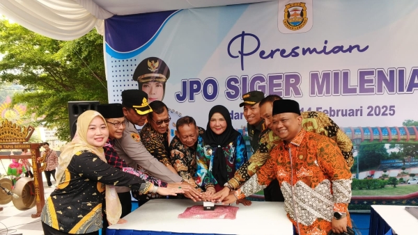 Bandar Lampung Miliki JPO Siger Milenial, Kereta Gantung Segera Dibangun