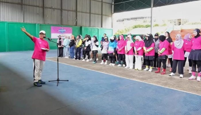 Pj Gubernur Lampung Buka Turnamen Tenis Quarterspin