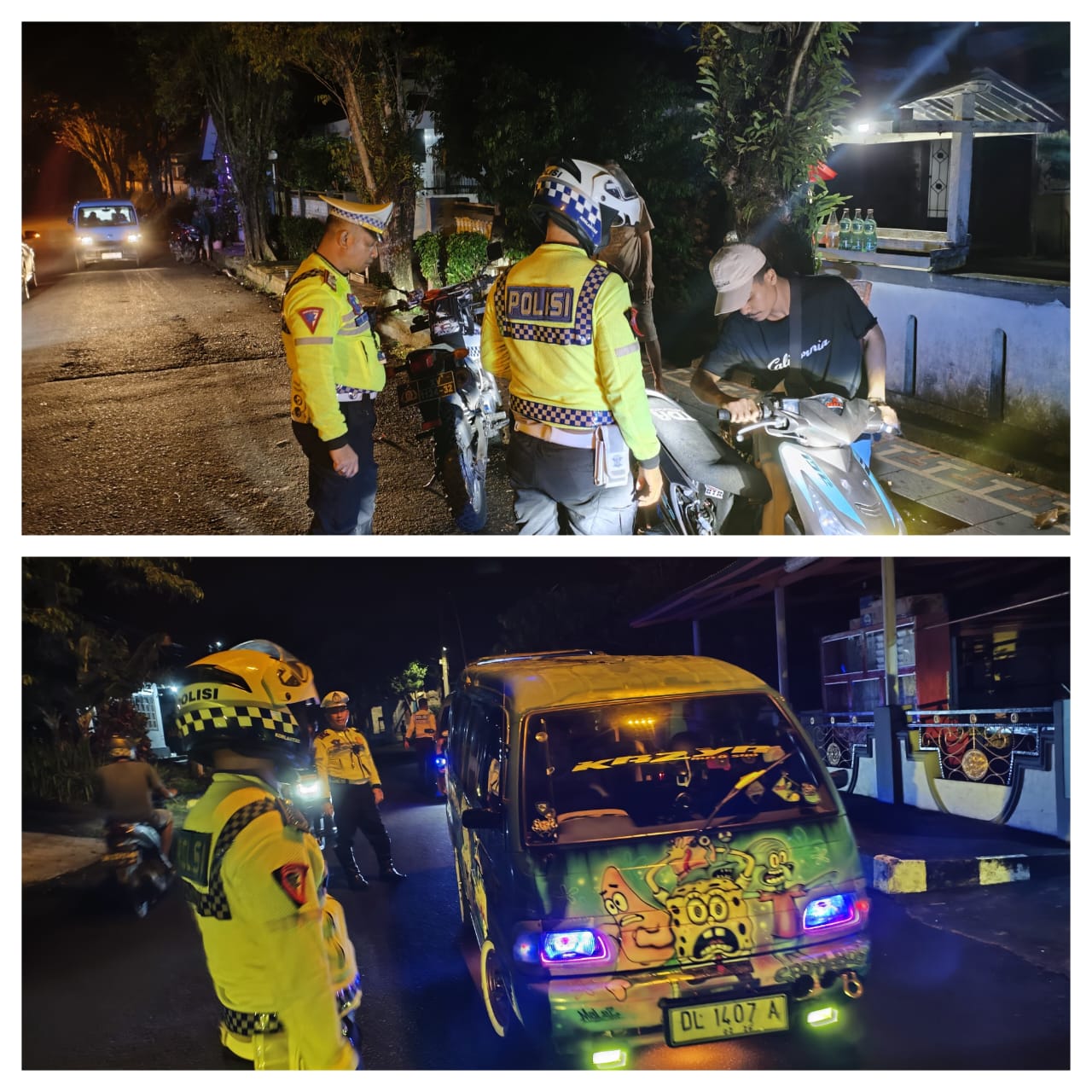 Polres Sangihe Intensifkan Razia Knalpot Brong