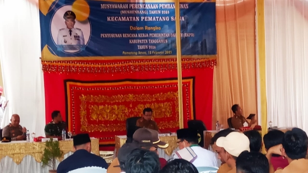 Musrenbang Kecamatan Pematang Sawa Prioritaskan Pembangunan Infrastruktur dan Pendidikan