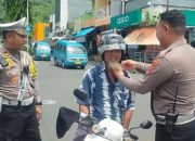 Razia Keselamatan Samrat 2025 di Sangihe: Edukasi dan Helm Gratis untuk Pengendara