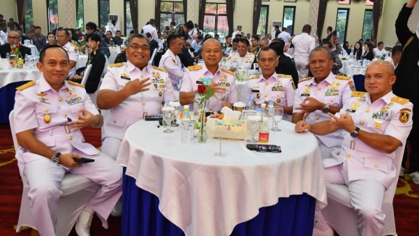Danpasmar 1 Hadiri Syukuran HUT Ke-79 Polisi Militer Angkatan Laut