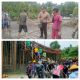 Polsek Kendahe dan Warga Gotong Royong Bangun Masjid Jabal Nur