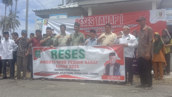 Reses di Pesisir Barat, Seh Ajman Tampung Aspirasi Masyarakat
