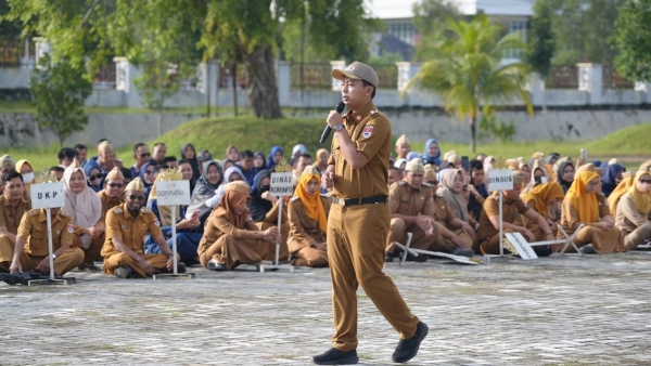 Wabup Mesuji Pimpin Apel Perdana, Beri Ultimatum Tegas Soal Gaya Hidup dan Etos Kerja