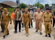 Cek Posko Kesehatan dan Alat Berat, Wagub Lampung Blusukan ke Lokasi Banjir
