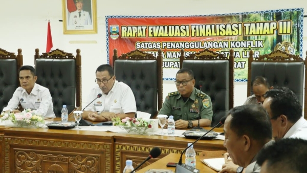 Pj Sekda Pesisir Barat Pimpin Rapat Evaluasi Finalisasi Penanggulangan Konflik Manusia-Satwa Liar
