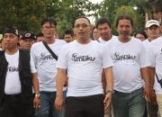 Kapolres Probolinggo Kota dan Jurnalis Rayakan HPN 2025 dengan Jalan Santai “Jogo Probolinggo”