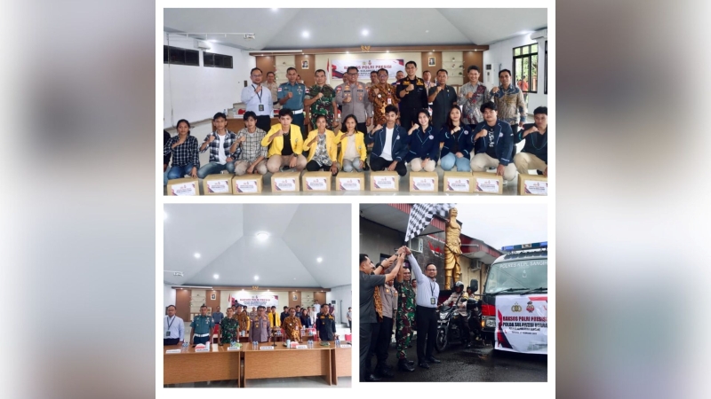Polres Kepulauan Sangihe Gelar Bakti Sosial Sambut Ramadhan