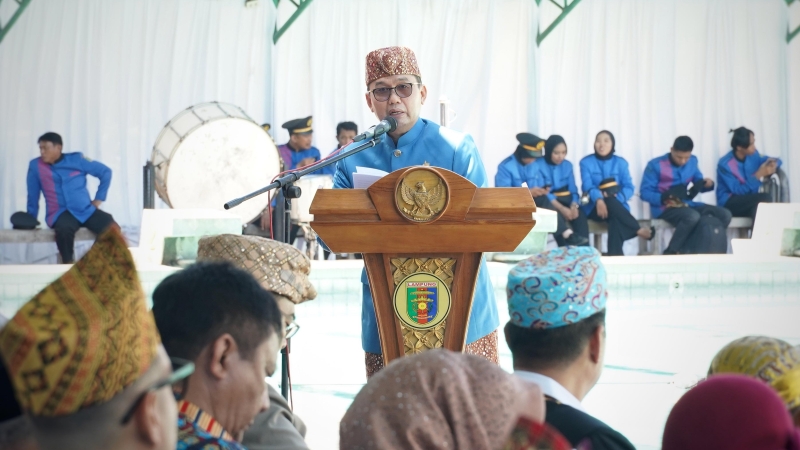 Lampung Lestarikan Tradisi Blangikhan Jelang Ramadhan